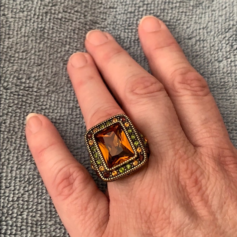 Heidi Daus Ring and Earrings